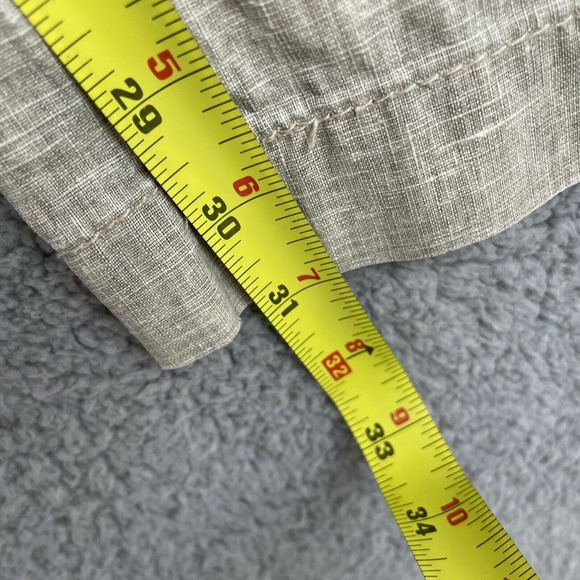 Freestyle Revolution Womens Large Linen Pants Comfort Elastic Waist Bootcut Tan - Picture 7 of 11